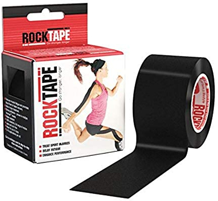 RockTape Black Athletic Tapes & Wraps, 2 x 16.4' (5cm x 5m)