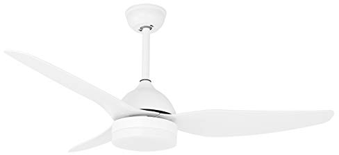 Orbegozo CP 106132 – Ventilador de techo con luz LED, 5 velocidades de ventilación, mando a distancia, silencioso, temporizador, 3 aspas, 132 cm de diámetro, 35 W de potencia