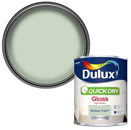 Dulux 5358149 Quick Dry Gloss Paint - Willow Tree - 750ML