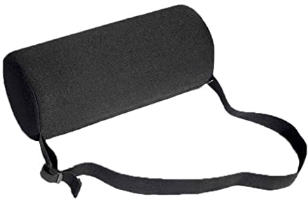 Faderr Lumbar Roll Low Back Support Pillow, Ergonomic Chairs Back Support Roll Lumbar Support Cushion Office Chairs Waist Protecter Cylinder Lumbar Roll for Car Home Office