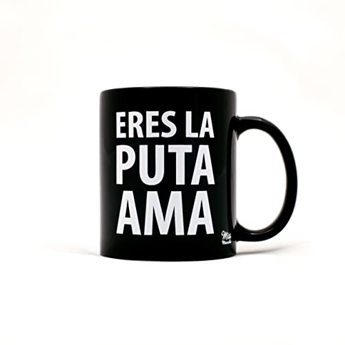 Miss Miserable - taza con mensaje para sobradas Eres la pu** ama