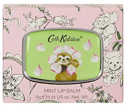 Cath Kidston Story Tree-Mirror Kompakter Lippenbalsam, 6 g in Sichtschale, hält die Lippen hydratisiert und glänzend