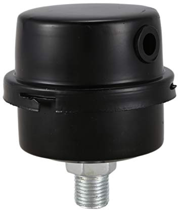Peowuieu Filtro di aspirazione per compressore d'aria 1/4 13 mm, filettatura nera