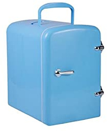 YIHANSS Mini frigo 4L Mini frigo più Freddo e più Caldo Frigorifero Personale Portatile Frigorifero elettronico Frigorifero per Alimenti e Cosmetici per casa e Ufficio
