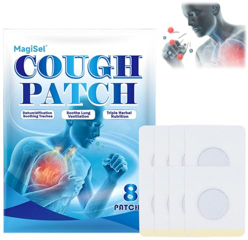 Adesivo lenitivo a base di erbe, cerotto lenitivo per l'alito alle erbe, Patch per la tosse Patch per il corpo a base di erbe Respiratorie adatto per persone che sono a disagio a causa di tosse e asma