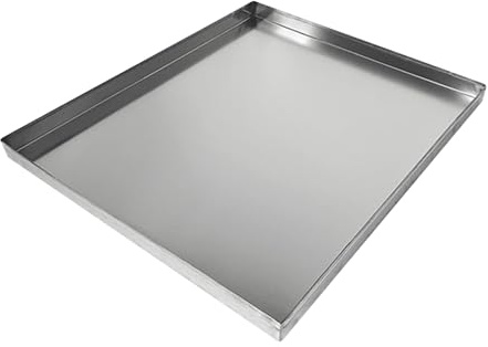 Massiver Edelstahl Aschekasten Automatische Auffangwanne Quadratische Abtropfschale für Klimaanlagen, Outdoor Abtropfwanne Bodenschutzwanne Edelstahl(100x60cm(39x24in))
