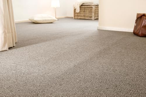 andiamo Teppichboden Brian aus 100% Polyester- Meterware für Wohnbereich und Schlafzimmer - 400 x 200 cm Braun