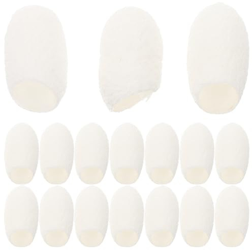 TOYZFRIENDY 60 Piezas Bolas de Limpieza Facial de Seda Natural Exfoliantes Suaves para Cuidado Facial Purificación Profunda y Eliminación de Grasa para de Portátil