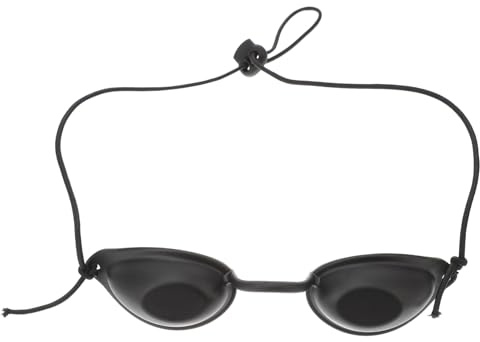 ROMISBABA Cache-œil Ipl En Plastique Noir Protection Oculaire Ipl Pour Traitement à Lumière Pulsée Intense Lunettes De Sécurité Pour Soins Esthétiques Usage Esthétique