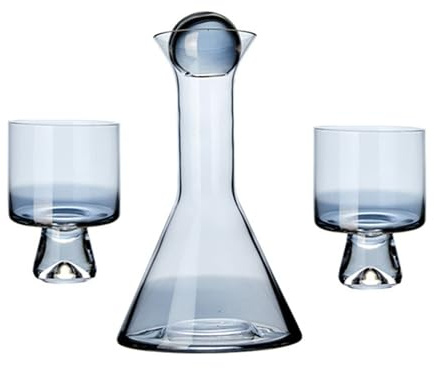 LUOFENG Jarra de cristal ámbar de 1,5 L con mango resistente al calor de oro rosa y bocas anchas para una fácil limpieza, perfecta para tés helados, jugo y agua