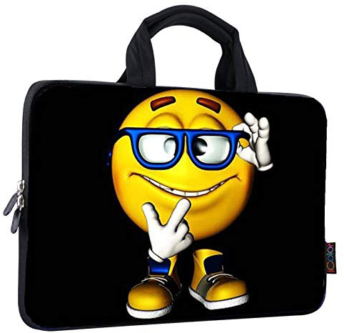 iColor 11 11.6 12 12.1 12.5 inch Laptop Carrying Bag Chromebook Case Notebook Ultrabook Bag Tablet Cover Neoprene Sleeve for Apple MacBook Air Samsung Google Acer HP DELL Lenovo Asus Yellow Boy