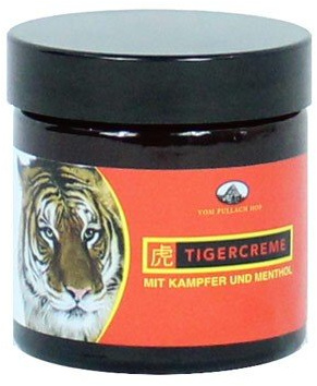 Tiger Creme Massage Balm - Linderung von Muskelschmerzen mit Kampfer und Menthol