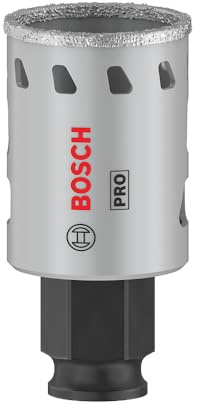 Bosch 1x PRO Tile PC Plus Lochsäge, 32 mm, HS | für Harte Fliesen, Weiche Fliesen, Ø 32 mm, Professional Zubehör Bohrmaschine