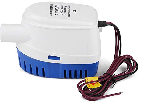 Dioche Bomba de achique 1100GPH barco 12V marina sumergible, Interruptor de flotador automático
