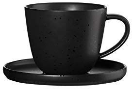 ASA 19020190 Kaffeetasse, Porzellan, Schwarz