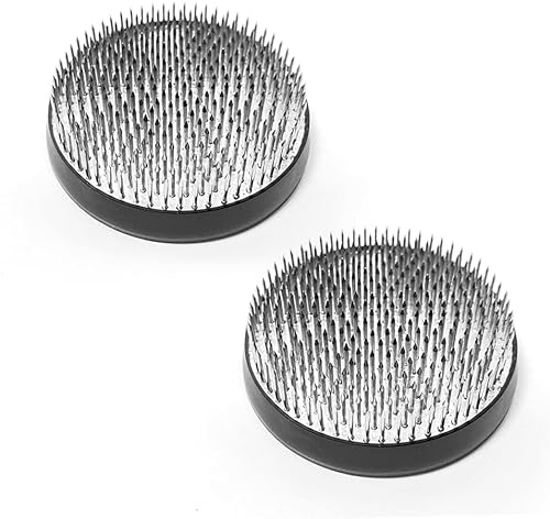 Blumen Frosch Edelstahl Runder Halterung Blumensteckiggel (8cm (2 Stücke))