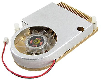 Ruilogod PC Computer 2-Terminal VGA della scheda video di raffreddamento del ventilatore del dissipatore di calore