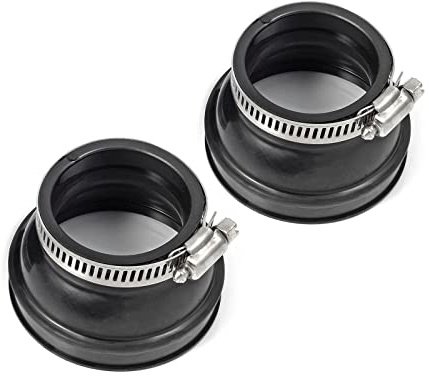2 Set Air Cleaner Joint Boots Compatible with YAMAHA ATV Banshee 350 YFZ350 YFZ 350 1987-2006 Intake Boot 29L-14453-01-00