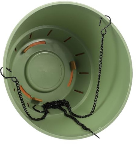 NOLITOY Hängender Orchideen-blumentopf Blumentopf Zum Aufhängen An Der Wand Hängender Pflanzkorb Rückfluss Räucherkegel Halter Blumentöpfe Für Zimmerpflanzen Plastik Haushalt Wandbehang