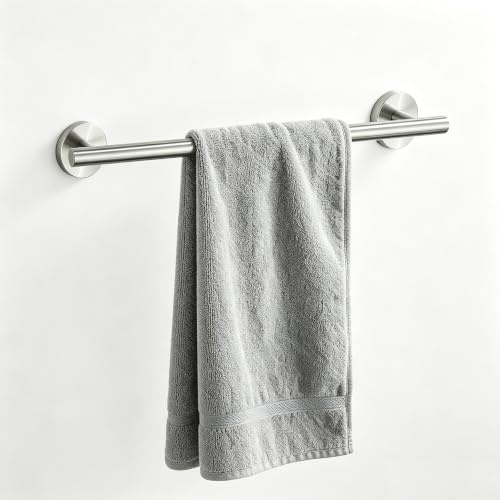 Towel Rack Wall Mount, Stainless Steel, 18inch/45.8cm, Rustproof | Thickened stainless steel, two-piece connection, versatile for bath, laundry, vanity, multi-size & color