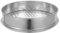 Milisten Garden Sieve Soil Sifter Mesh Filter Stainless Steel Riddle Sieve Set for Gardening Sifting Screen Pan for Dirt Sand Rock Filtration Compost and Bonsai Silver 8mm