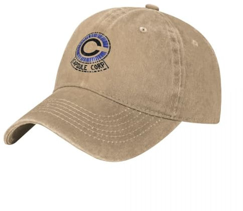 Casquette d'été avec visière Solaire Capsule Corp, Casquettes DBZ Hip Hop Capsule Corp Cowboy Hat Peaked Hats