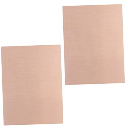 Toddmomy 2 Stück Antihaft Bbq Grillmatte Hitzebeständige Grillunterlage Tragbares Bbq Pad für Outdoor Cooking für Grillen von Hühnchen Steaks Gemüse