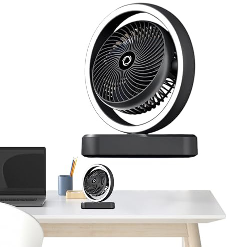 Ventiladores De Escritorio Para Dormitorio Mini Ventilador De Mesa Con Luz