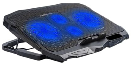 USB-drivet laptopkylstativ – bärbar laptop-kylare med 4 fläktar för 14–15,6 tums bärbara datorer – mångsidigt tillbehör för förbättrad prestanda och värmeavledning