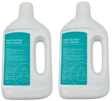 Solution nettoyante multi-surfaces pour sols - Compatible avec Dreame D9/D9 PRO/D9 Max/ W10/W10 Pro/ H14 H15 PRO, aspirateur, balai à franges liquide pour sols secs et humides(2PACKS)