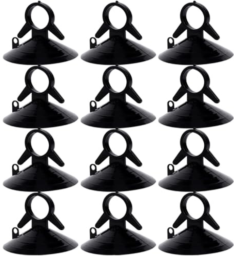 Happyyami 40pcs Pvc Plastic Suction Cups for Automotive Visor with Strong Adsorption Capacity, Keep Curtains Organized, for Car Sunshade and Windscreen Cover Accessories