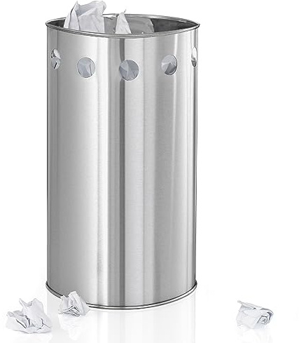 Blomus 68042 Papierkorb Ø 21 cm, H 38,5 cm Symbolo
