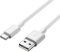PremiumCord Cable de Conexión USB, Cable de Carga hasta 3A, Potencia 60W, Soporta PD 3.0 / QC 4.0, Cable de Datos hasta 480 Mbit/s, USB Tipo A Macho a USB Tipo C Macho, Color Blanco, Longitud 1m