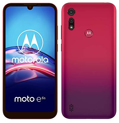 Motorola E6S Dual-SIM Smartphone 32 GB 15,5 cm (6,1 tum) Dual-SIM, Android 9.0 13 meg, 2 meg
