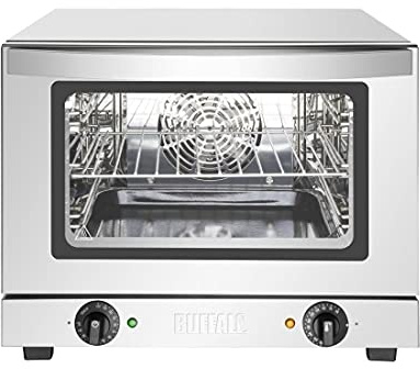 Buffalo Four à convection DA957, en acier inoxydable, capacité 21 L, hauteur 378 mm, largeur 475 mm, longueur 495 mm