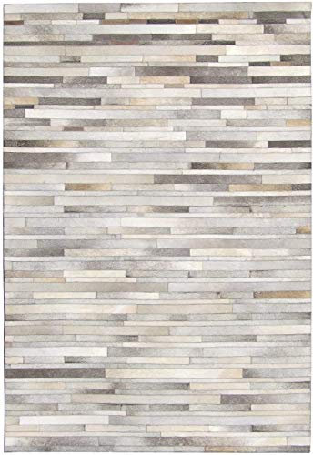 Vip Leather NEU KUHFELL Patchwork Teppich Cod Mart DD38 90 cm x 300 cm
