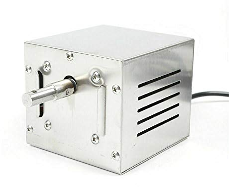 Grillmotor für Grillspieß, BBQ Rotisserie, Edelstahl Grillmotor für Rotisserie, Spießbraten, Schaschlik, Spanferkel Grillspiess Motor, Elektrische Röster Motor