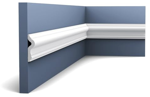 Orac Cimaise PX202 200 cm x 2 cm x 7,5 cm Polystyrène extrudé (HDPS) prétraité
