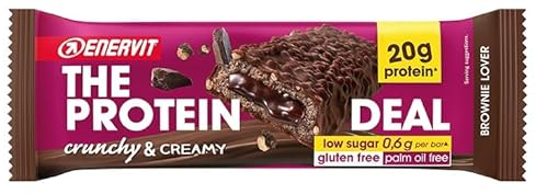 ENERVIT The Protein Deal Scatola da 25 barrette (Brownie Lover), 1 item