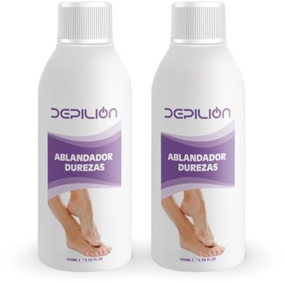 Pack 2 x Ablandador de Durezas 100ml Profesional | Reblandecedor de Durezas | eliminar durezas pies | Depilion