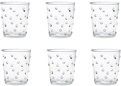 Bicchiere Zafferano Party Tumbler Trasparente 45 Cl Set 6 pezzi In Vetro