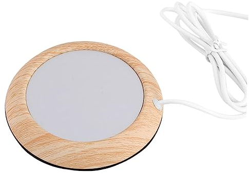 GRIRIW Chauffe-Tasse USB Portable pour Maison Et Bureau Dessous Chauffant Électrique Stable avec Surface Antidérapante Maintien De Température Constante pour Café Thé Lait