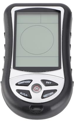 Wakects Digitaler Höhenmesser, Barometer, Kompass, Wettervorhersage, ABS-Kunststoffseil, für Outdoor-Sportbegeisterte, Taschennavigationstool