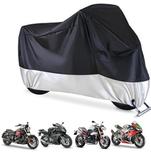 DCAJHSD Funda Moto para Yamaha R6 2017-2024,Resistente Engrosado Impermeable Cubierta Motocicleta Funda Protector Accesorios,96.4 x 41.3 x 49.2 Inch