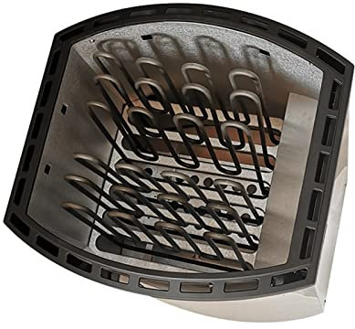 Calentador de sauna, Estufa de calentador de calentador de sauna de sauna de acero inoxidable con control interno Estufa de calentador de control externo aislamiento térmico de doble capa for sala de