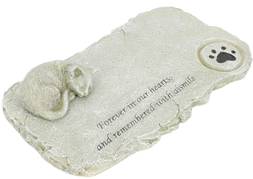 SEWOART Ornement Commémoratif en Résine Représentant Un Chaton Adorable, Résistant à l'usure Déformations, pour Jardin ou Maison