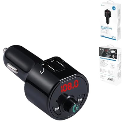 Lettore MP3 Bluetooth per auto - riproduzione wireless, connessione facile, audio, ideale per ascoltare musica durante la guida.