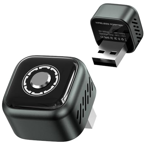 2 in 1 Wireless CarPlay and Android Auto Adapter, Easy Setup Plug&Play, Fast Seamless Use Supports 1000+ Car's with Built-in Wired Car Play/Android Auto, Compact Sleek Mini Cube Design Car Adapter