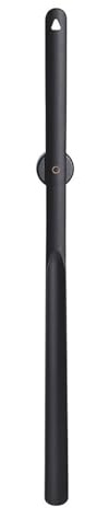 haohang Magnetiskt skohorn för äldre och gravida kvinnor, 67,8 cm långt handtag träskohorn för att sätta på skor utan att böja, ergonomisk reseskohjälp för seniorer, design i bokträ, Svart, En storlek