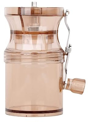 DANNMPX Cafetière Piston Portable Manuel Burr Pepper Facile À Nettoyer Grossièreté Réglable Moulin Grains Professionnel Café Café(Bruin)